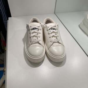 Ganni Women's Sporty Mix Monochrome Faux Leather Platform Sneaker 39